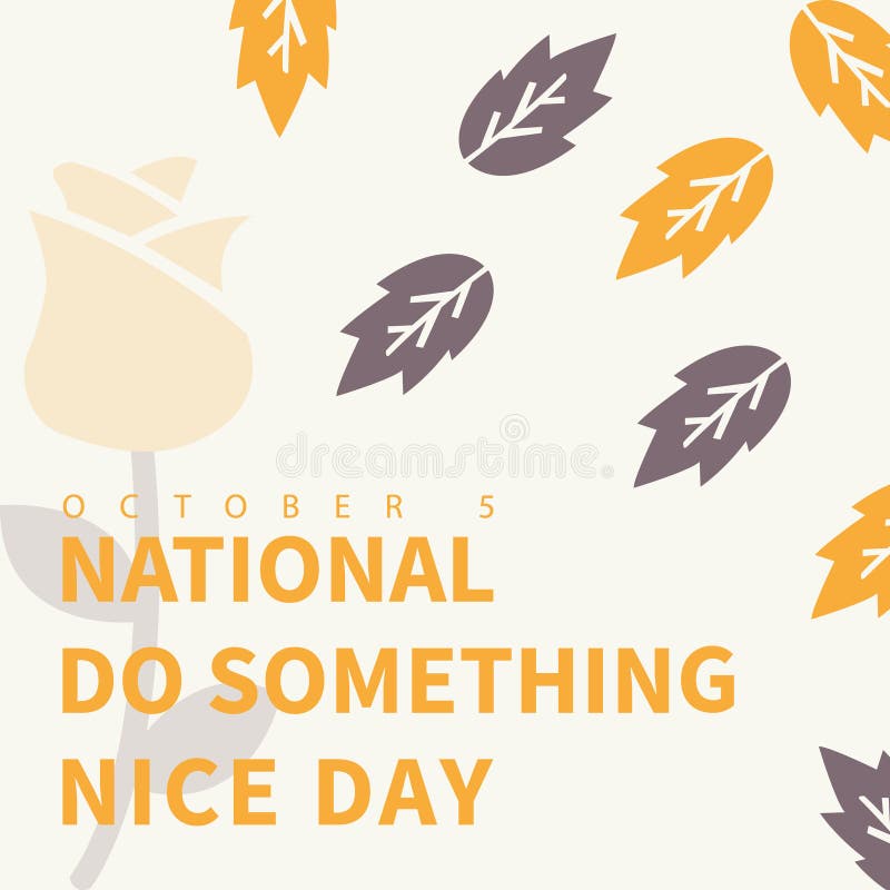 National Say Something Nice Day, Idea for Poster, Banner, Flyer or ...