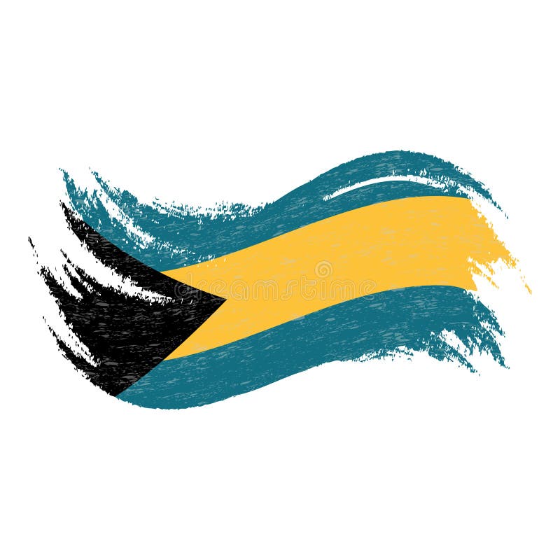 Download Bahamas Flag Lipstick On The Lips Isolated On A White ...