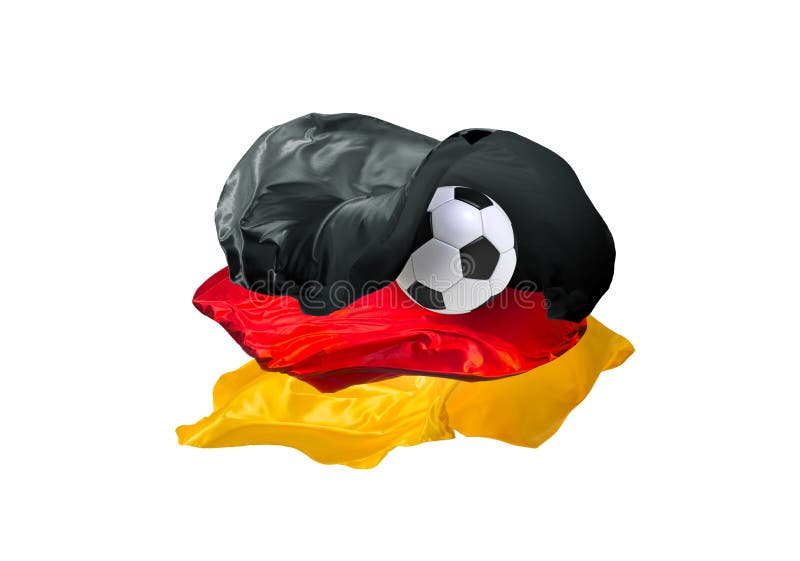 The national flag of Germany. FIFA World Cup. Russia 2018 royalty free stock photography The national flag of Germany. FIFA World Cup. Russia 2018 royalty free stock photography