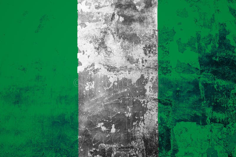 Old Nigeria Grunge Background Flag Stock Illustration - Illustration of ...