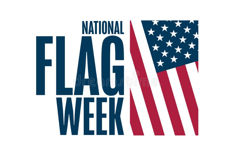 National Flag Week. Holiday Concept. Template for Background, Banner