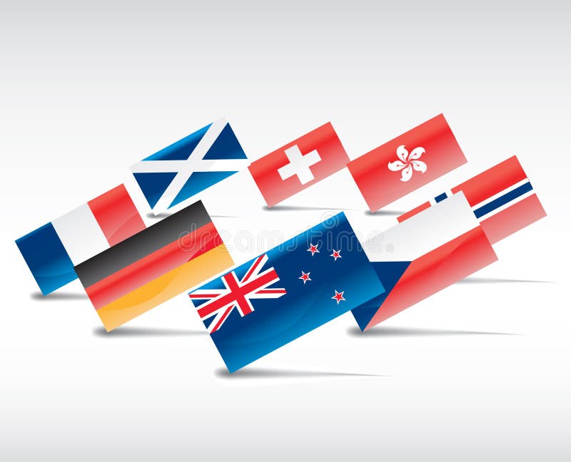 National flags stock vector. Illustration of flag, official 8573294