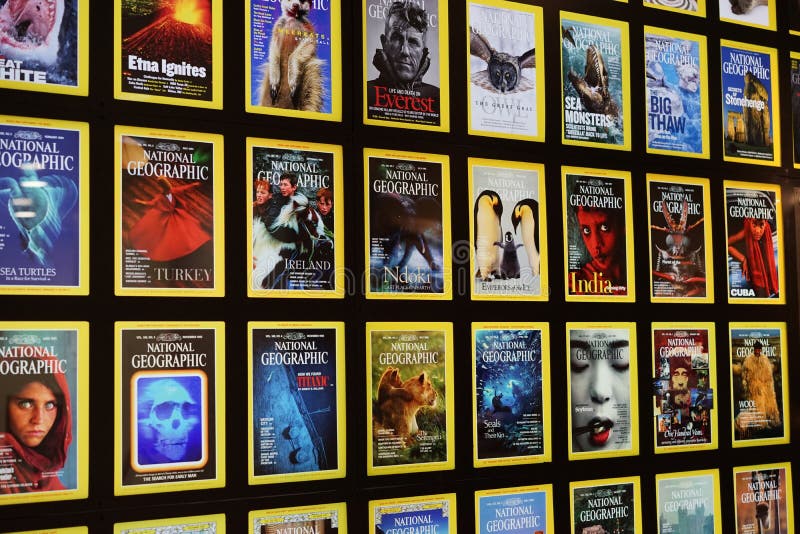 National Geographic tidskrifträkningar arkivbilder National Geographic tidskrifträkningar arkivbilder