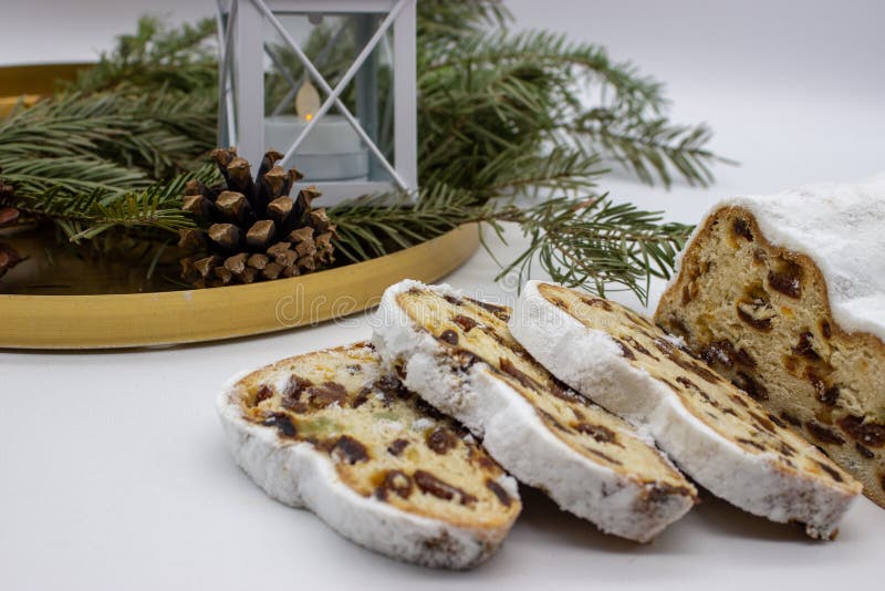 National German Christmas Cake Stock Image - Image of christmas, rustic