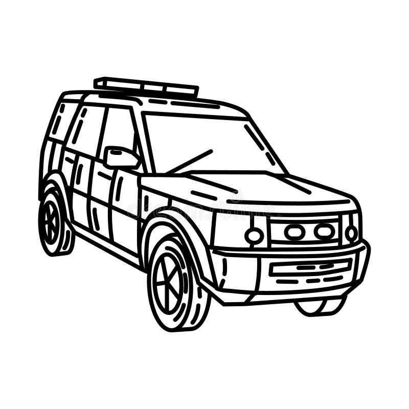 National Highways Traffic Officers Icon. Doodle Hand Drawn or Outline ...