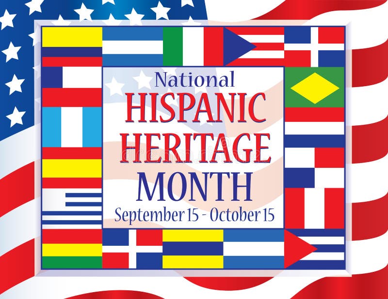 national-hispanic-heritage-month-september-15-october-15-stock-vector