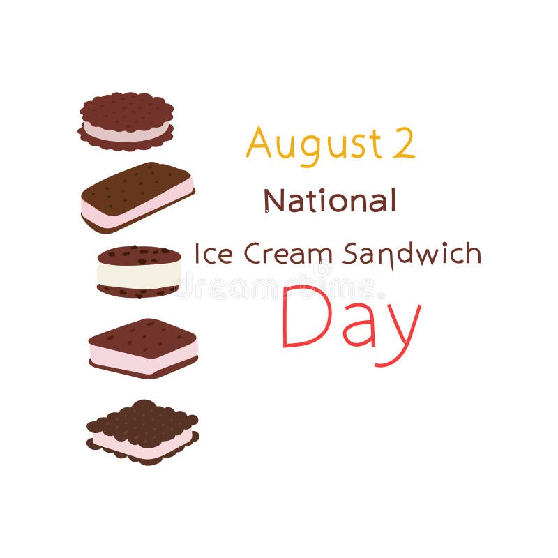 Ice Cream Sandwich Day Stock Illustrations 233 Ice Cream Sandwich Day