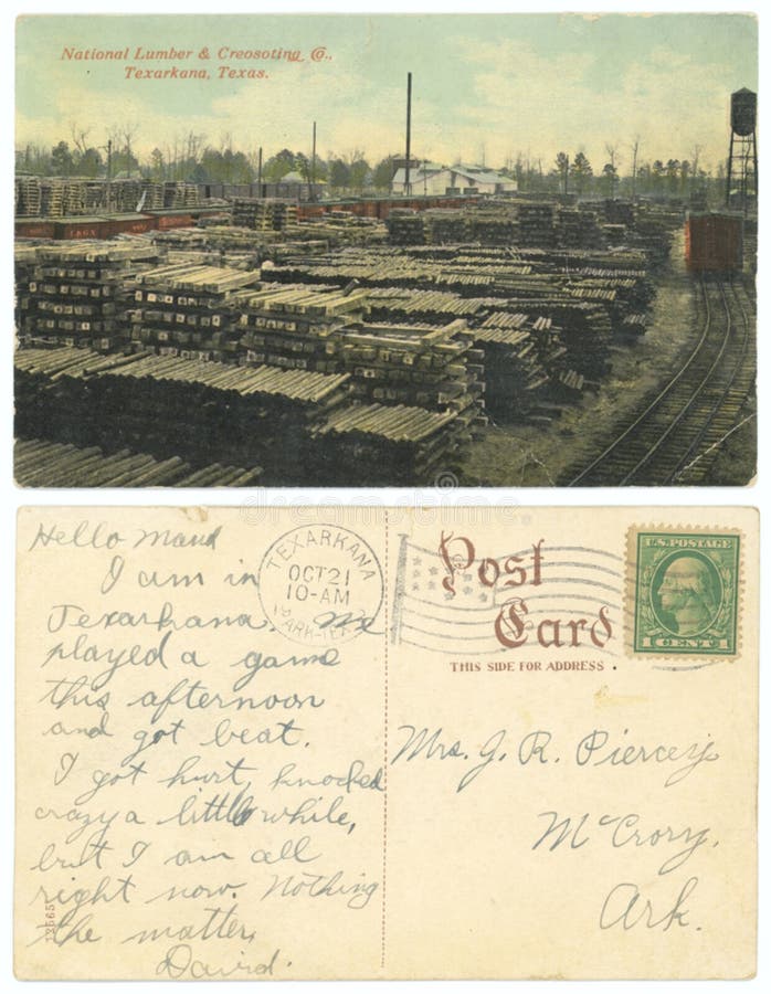 National Lumber & Creosoting Co. Texarkana, Texas. Picture Image 222620263