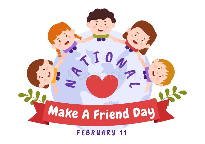 National Make a Friend Day Observed on February 11th To Kids Meet