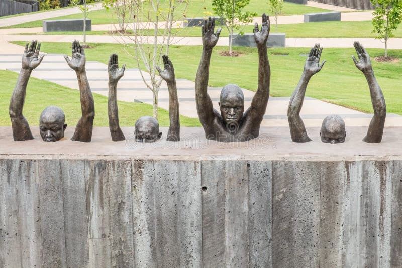 `Rise Up` at the The National Memorial for Peace and Justice, Montgomery, Alabama, U.S.A.