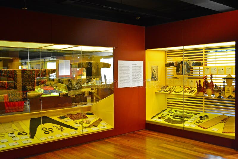 National museum of Anthropology adornments wear display in Manila, Philippines