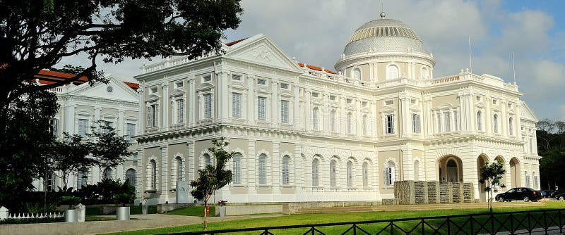 The National Museum of Singapore. Is a national museum in Singapore and the oldest museum in Singapore. Its history dates back to 1849 when it was started as a stock photography The National Museum of Singapore. Is a national museum in Singapore and the oldest museum in Singapore. Its history dates back to 1849 when it was started as a stock photography