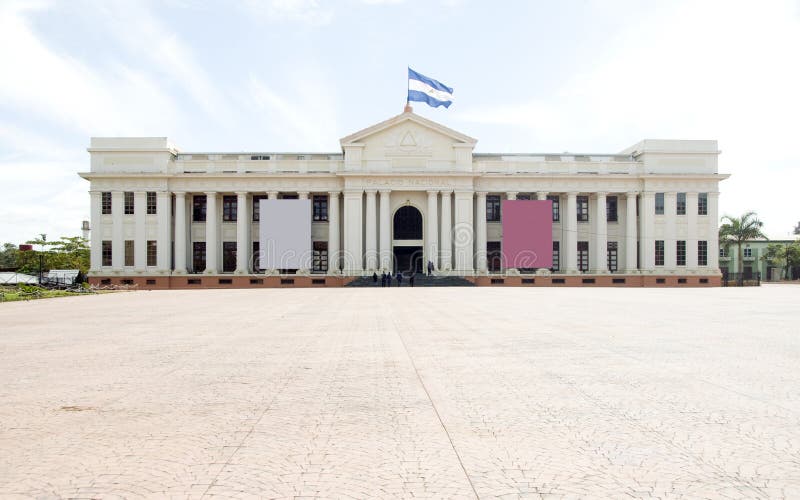National Palace Managua Nicaragua stock photo