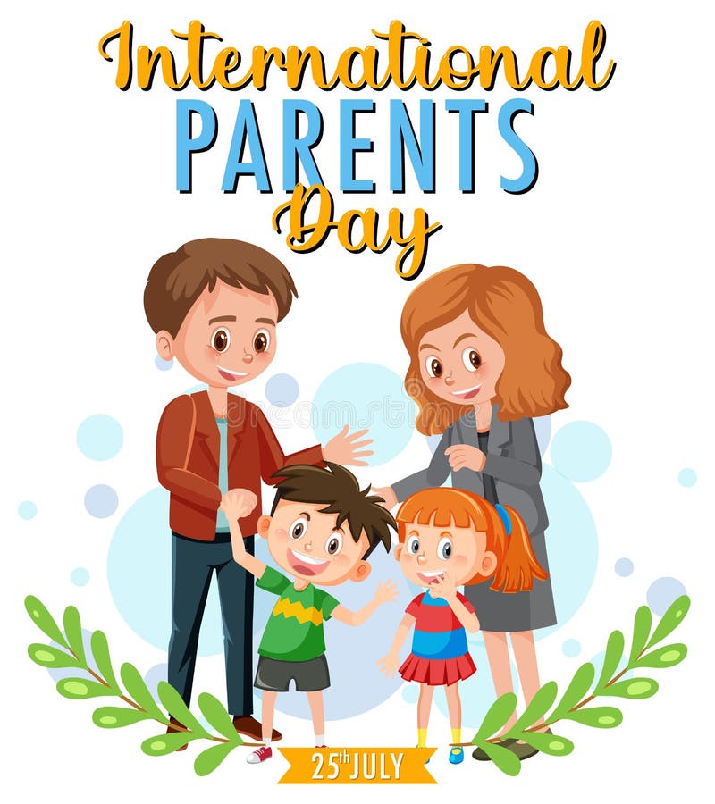 national-parents-day-poster-template-stock-vector-illustration-of