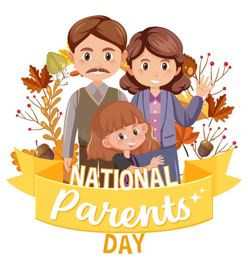 national-parents-day-poster-template-stock-vector-illustration-of