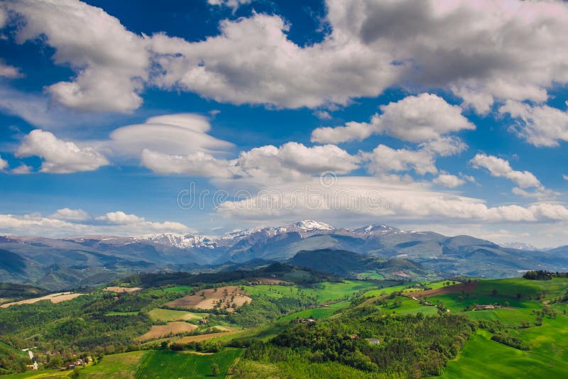 National park of Sibillini mountains