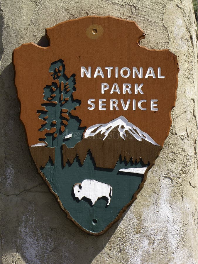 National Park Service Sign stock image. Image of bluf - 35996479