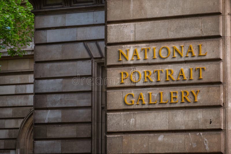 National Portrait Gallery en Londres, Reino Unido imagen de archivo National Portrait Gallery en Londres, Reino Unido imagen de archivo