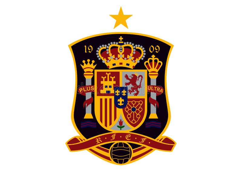 National Spanish Football Logo Editorial Image - Illustration of national,  football: 133369070