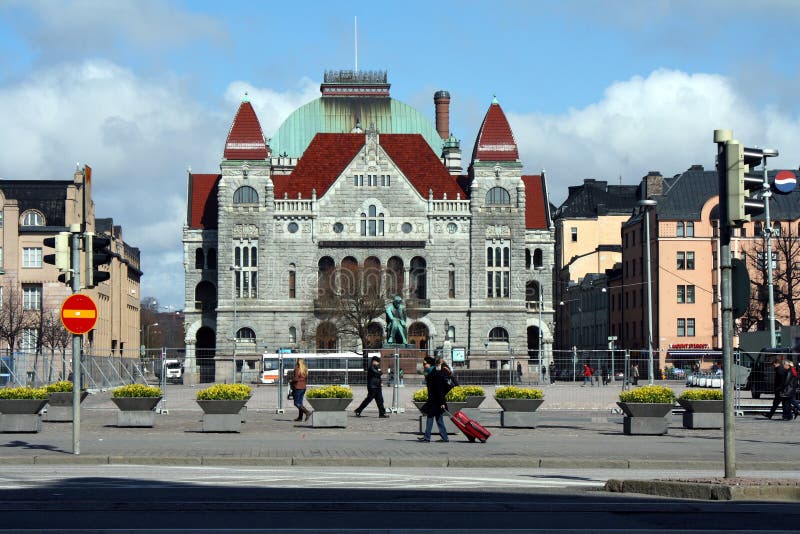 National theatre in Helsinki