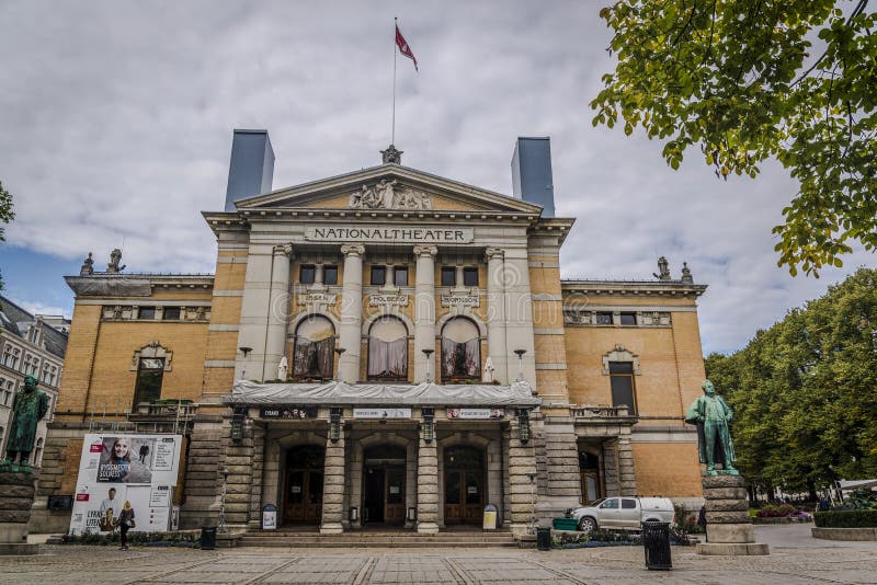 National Theatre, Oslo, Norway stock photos National Theatre, Oslo, Norway stock photos