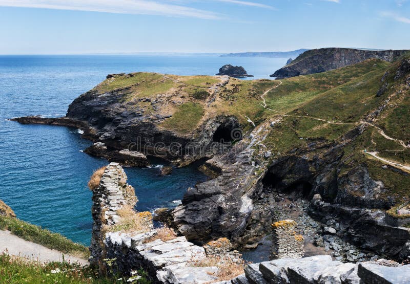 National Trust - Glebe Cliff, Tintagel, Cornwall, England