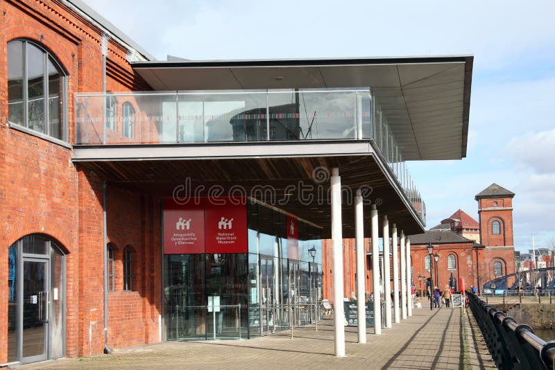 The National Waterfront Museum in Swansea Wales royalty free stock photography The National Waterfront Museum in Swansea Wales royalty free stock photography
