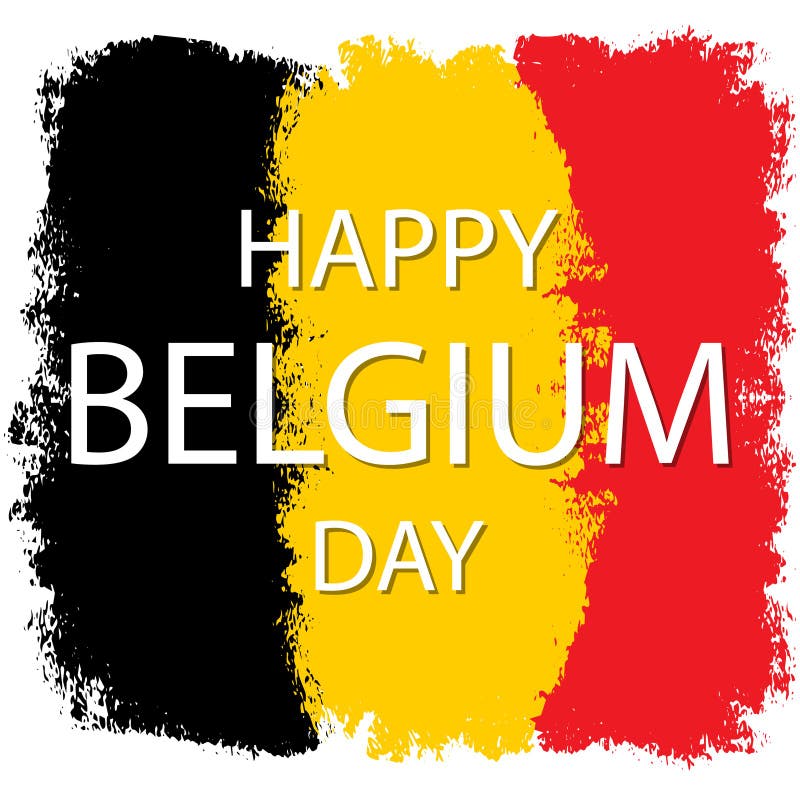Nationale Dag van België royalty-vrije illustratie Nationale Dag van België royalty-vrije illustratie