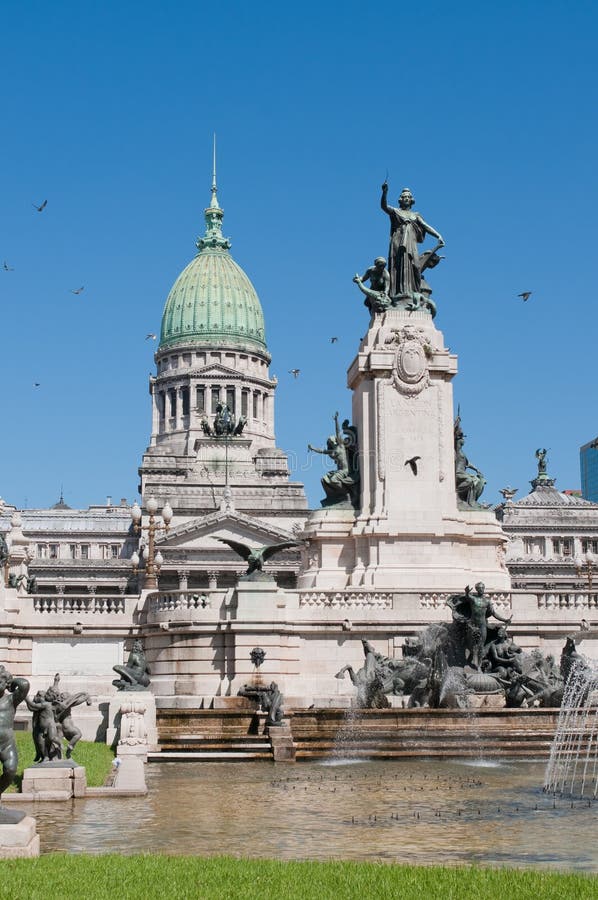 Nationalkongreßgebäude, Buenos Aires stockbilder Nationalkongreßgebäude, Buenos Aires stockbilder