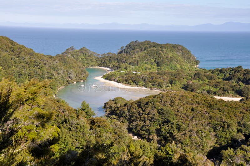 Nationalpark Abel-Tasman (Neuseeland) lizenzfreie stockbilder