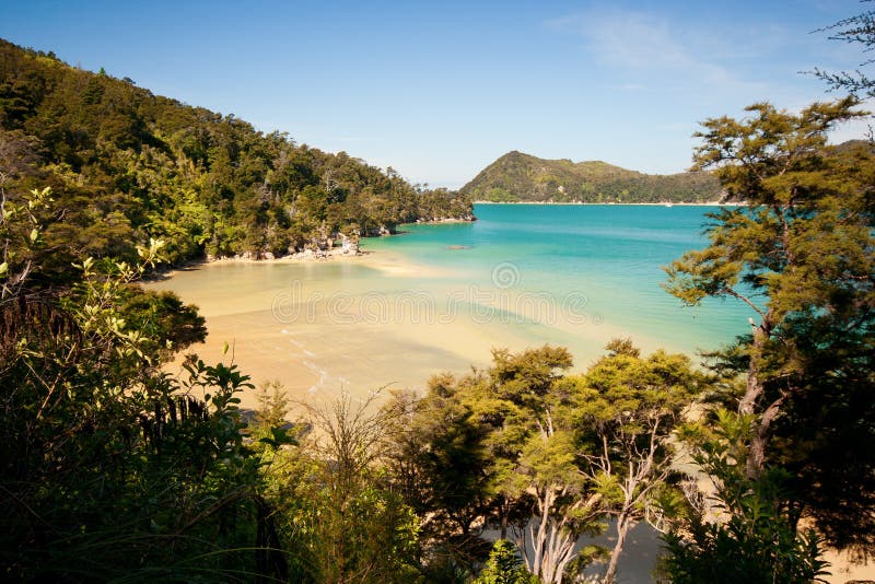 Nationalpark Abel Tasman lizenzfreies stockbild