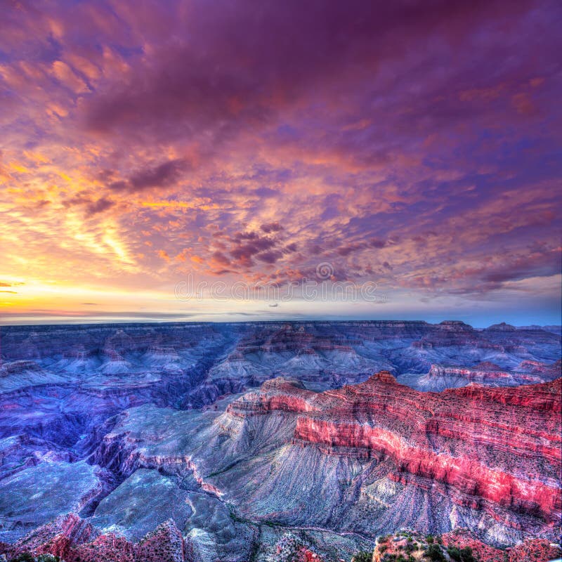 Nationalpark-Mutter-Punkt US Arizona-Sonnenuntergang Grand Canyon s lizenzfreies stockbild Nationalpark-Mutter-Punkt US Arizona-Sonnenuntergang Grand Canyon s lizenzfreies stockbild