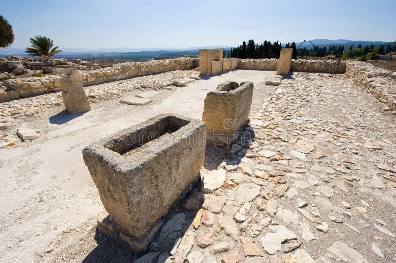 Nationalpark Telefons Megiddo stockbilder Nationalpark Telefons Megiddo stockbilder
