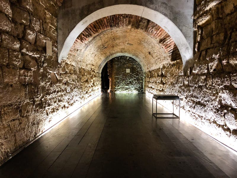 Nationellt museum Machado de Castro, Coimbra Portugal arkivfoton