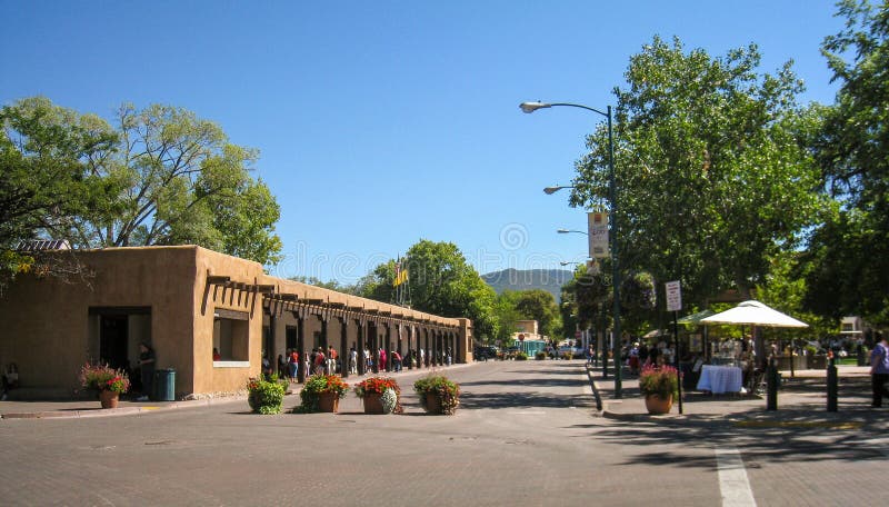 The Plaza in Santa Fe, New Mexico