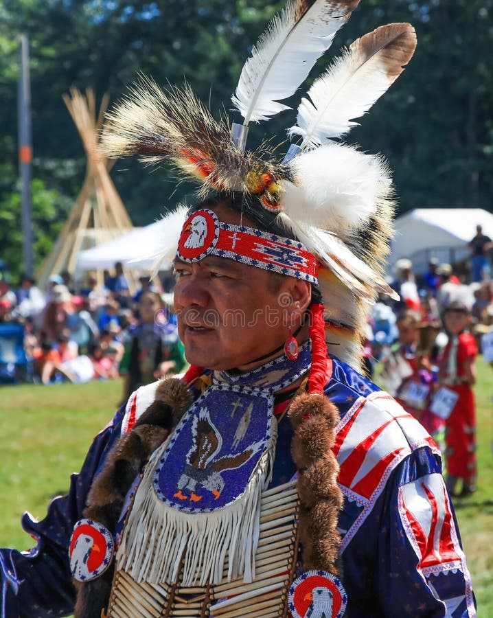 Native American Chief Seattle Pow Wow Editorial Stock Photo Image of
