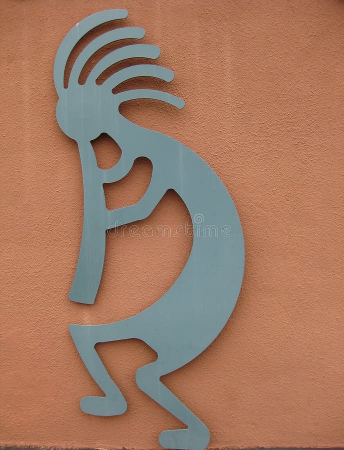 Native American Kokopelli stock photo