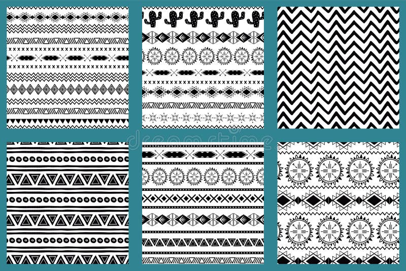 Simple Aztec Patterns To Draw