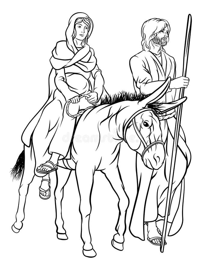 Dessin De Joseph Isolé Page Coloriage Pour Les Enfants Livre