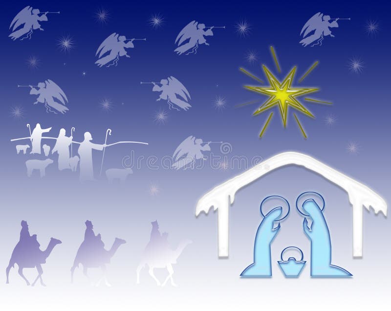 Nativity vector illustration Nativity vector illustration