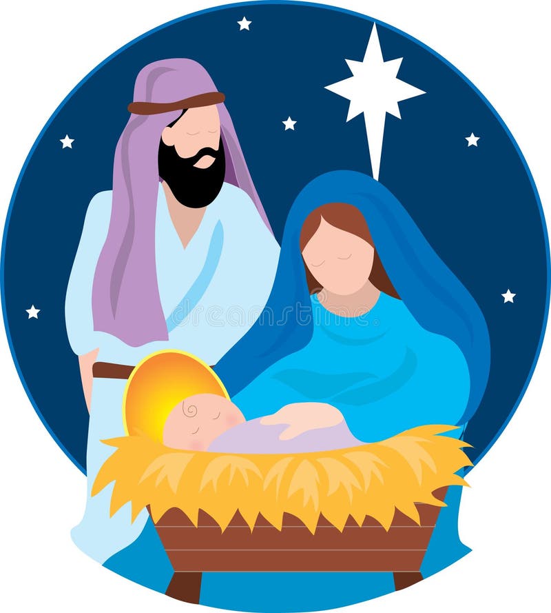Nativity Scene royalty free illustration Nativity Scene royalty free illustration