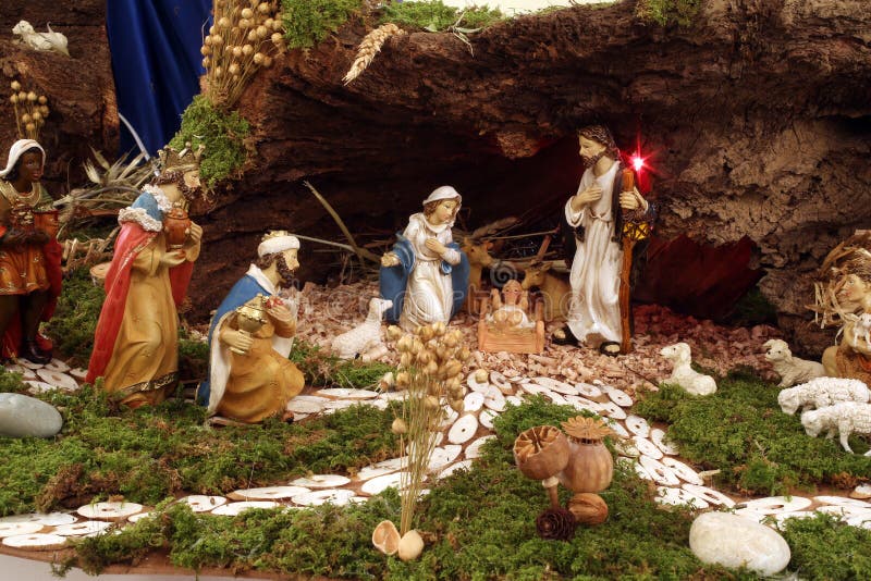 Nativity scene stock photo. Image of kings, peace, manger 94856582