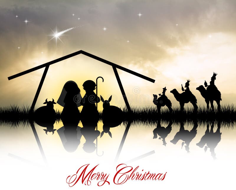 Funny Christmas Nativity Scene Stock Illustrations 212 Funny
