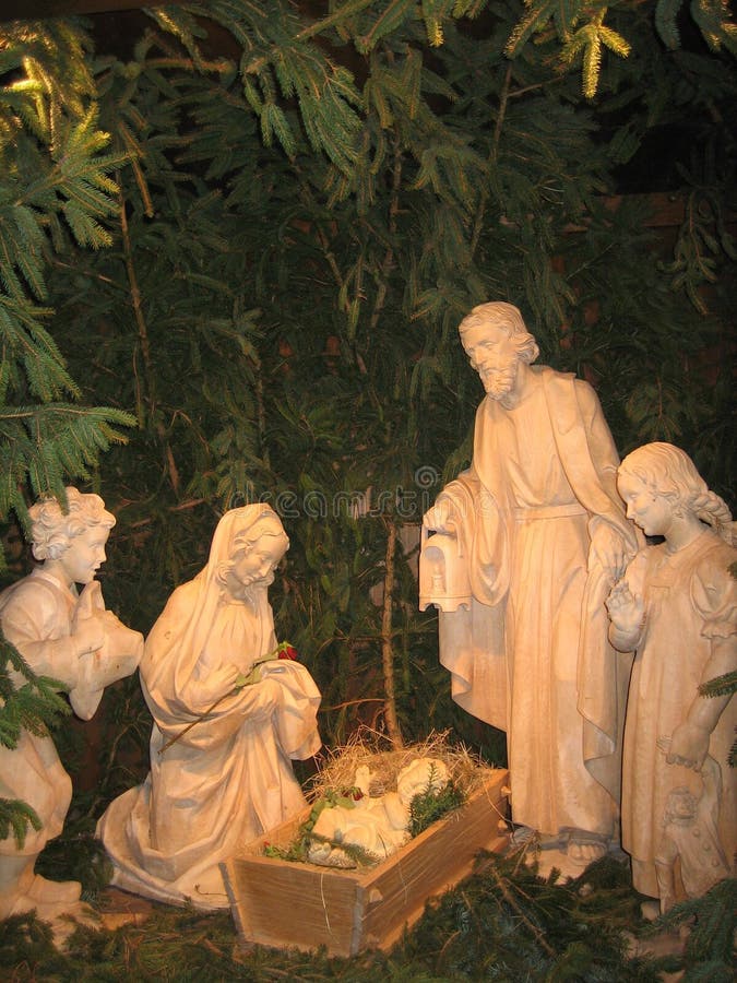 Nativity scene stock image. Image of mary, holy, germany 64320715