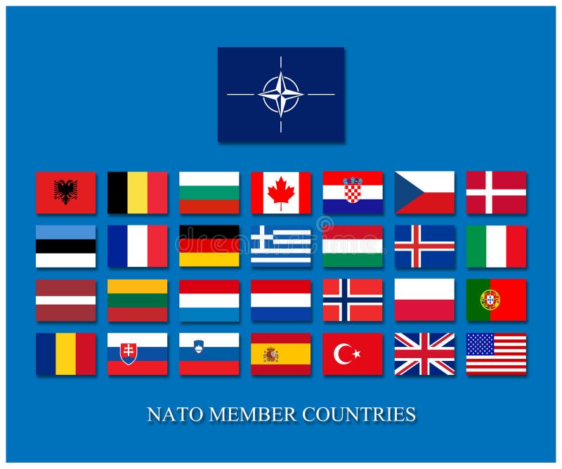 Nato members stock illustration. Illustration of atlantic - 36673144