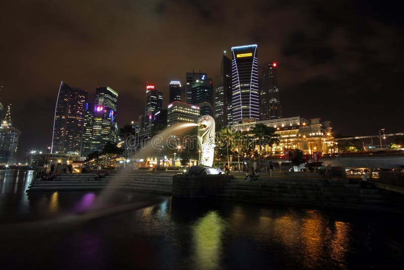 Singapore at night and skyline Photo taken on: Aug 20th, 2009. Singapore at night and skyline Photo taken on: Aug 20th, 2009