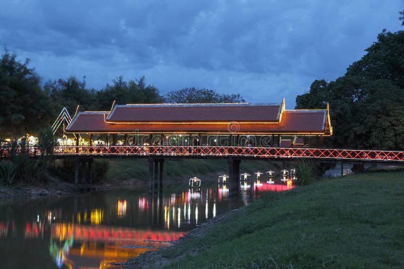 Nattsikt i Siem Reap royaltyfri bild Nattsikt i Siem Reap royaltyfri bild