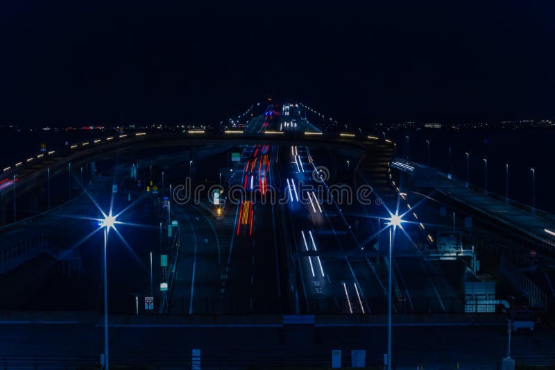 A night traffic jam on the highway at Tokyo bay area in Chiba. High quality photo. Kisarazu district Chiba Japan 01.30.2024 Here is the highway parking called UMIHOTARU PA in Chiba Japan. A night traffic jam on the highway at Tokyo bay area in Chiba. High quality photo. Kisarazu district Chiba Japan 01.30.2024 Here is the highway parking called UMIHOTARU PA in Chiba Japan.