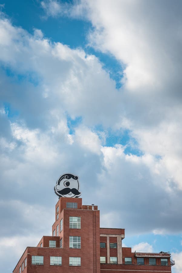 The Natty Boh Tower in Canton, Baltimore, Maryland