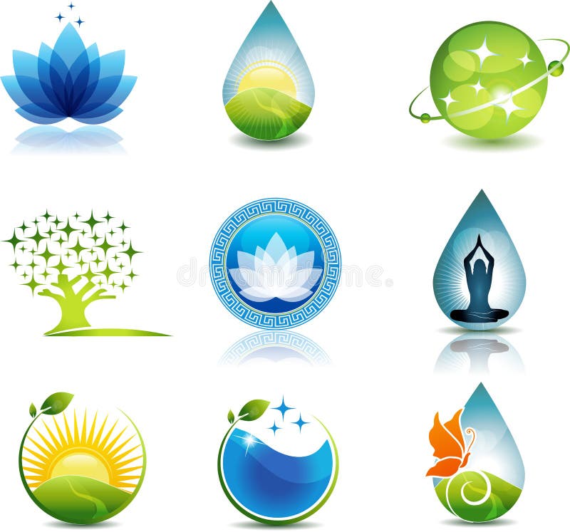 Natur und Gesundheitswesen lizenzfreie abbildung Natur und Gesundheitswesen lizenzfreie abbildung